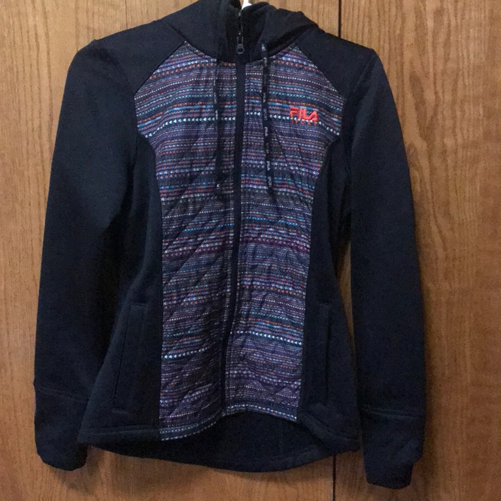 Fila sport zip up hoodie